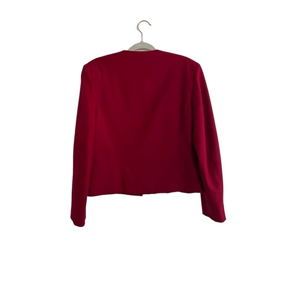 Vintage Women’s Wool Geiger Austria Blazer Size 40 Red - Picture 3 of 8